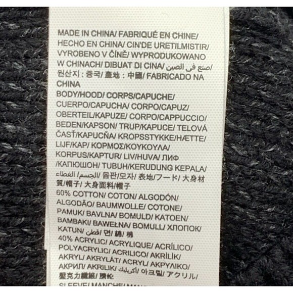 Calvin Klein Jeans Men's Knit Hooded Sweater Size M Kangaroo Pockets - Picture 12 of 15